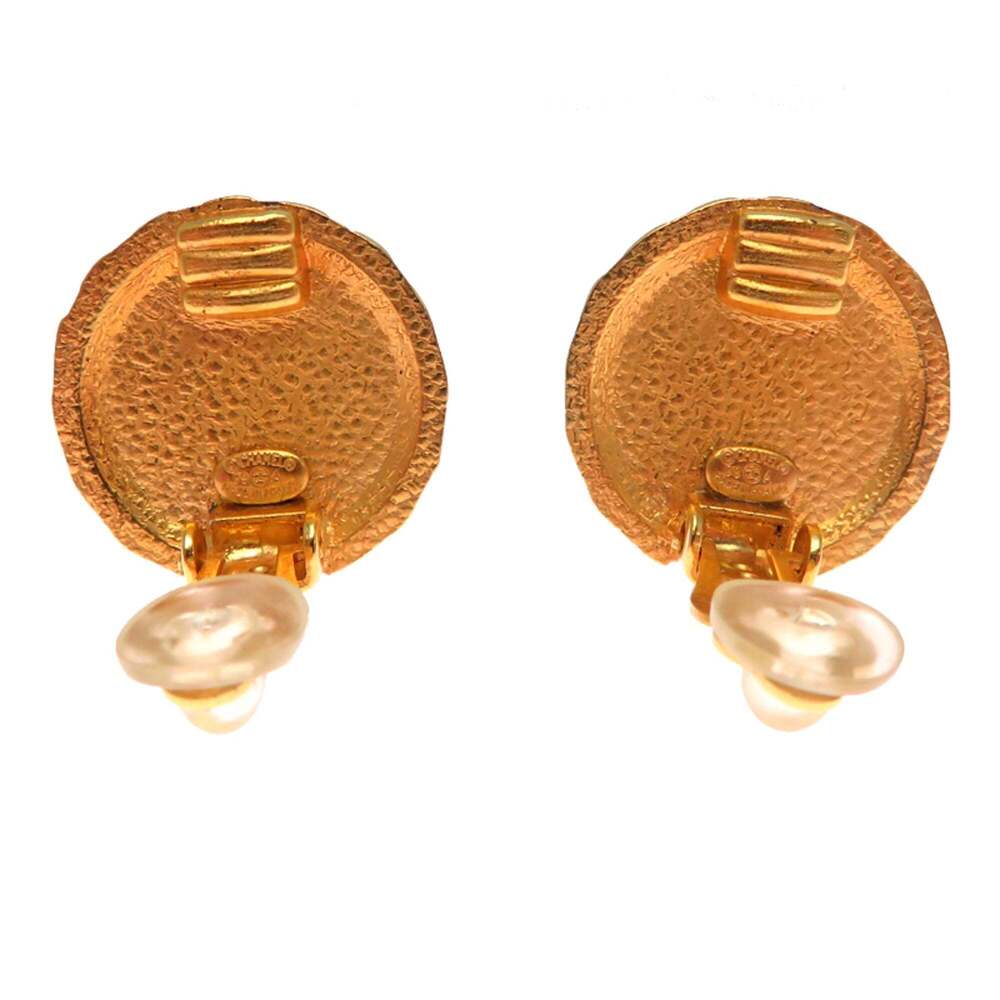 CHANEL Authentic Gold Earrings - Picture 5 of 7
